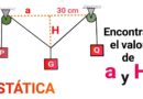 🔴 EJERCICIO RESUELTO de FÍSICA ESTÁTICA: ANGULOS, EQUILIBRIO, VECTORES, POLEAS y BLOQUES