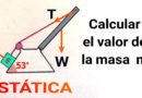 🔴 EJERCICIO RESUELTO de FÍSICA ESTÁTICA: FUERZAS, TENSIONES, ANGULOS, MOMENTOS, POLEAS y BLOQUES