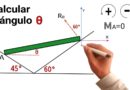 🔴 EJERCICIO RESUELTO de FÍSICA ESTÁTICA: Hallar el valor del Angulo de una barra apoyada en una viga